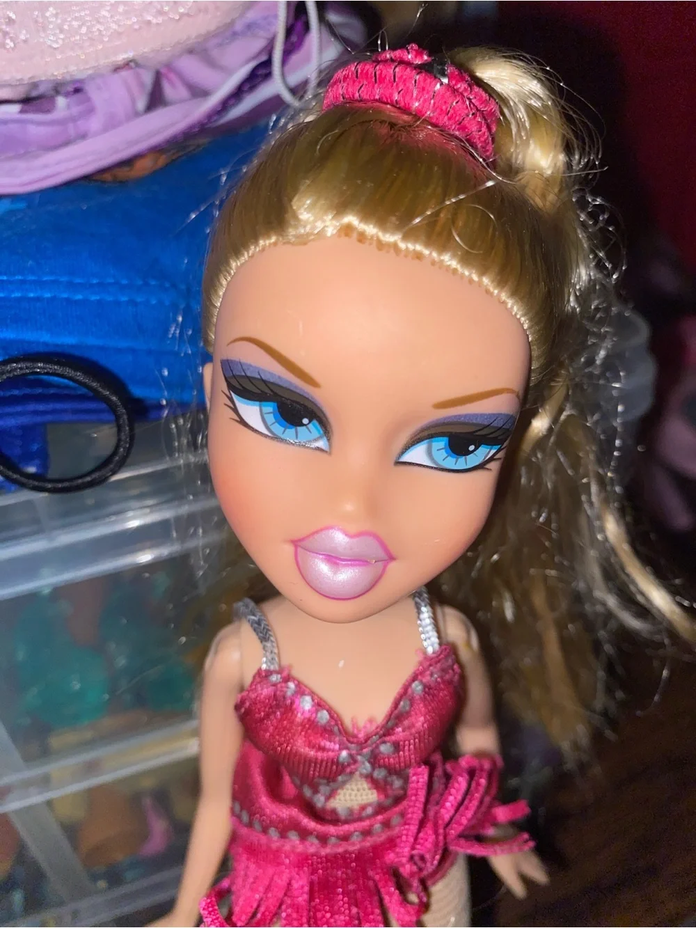 Pink Dance Outfit Doll with Blonde Hair